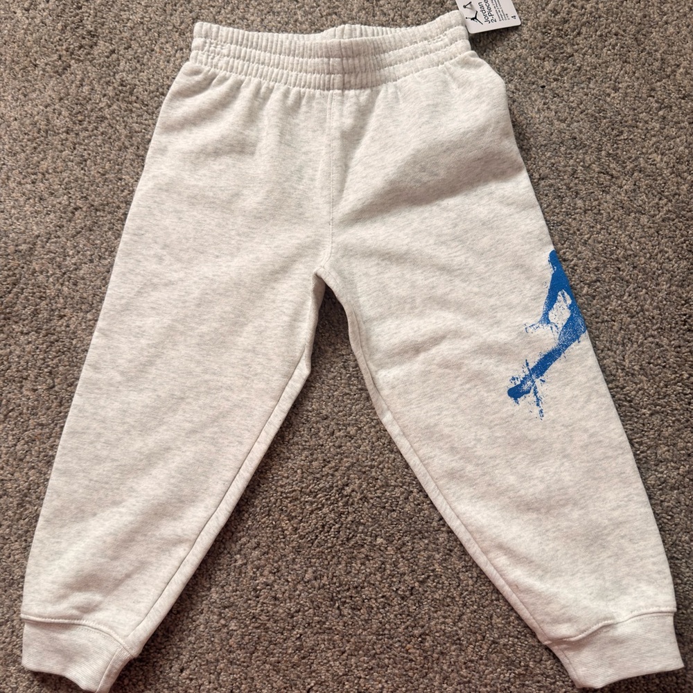 Jordan Kids Light Gray Jogger Sweatpants